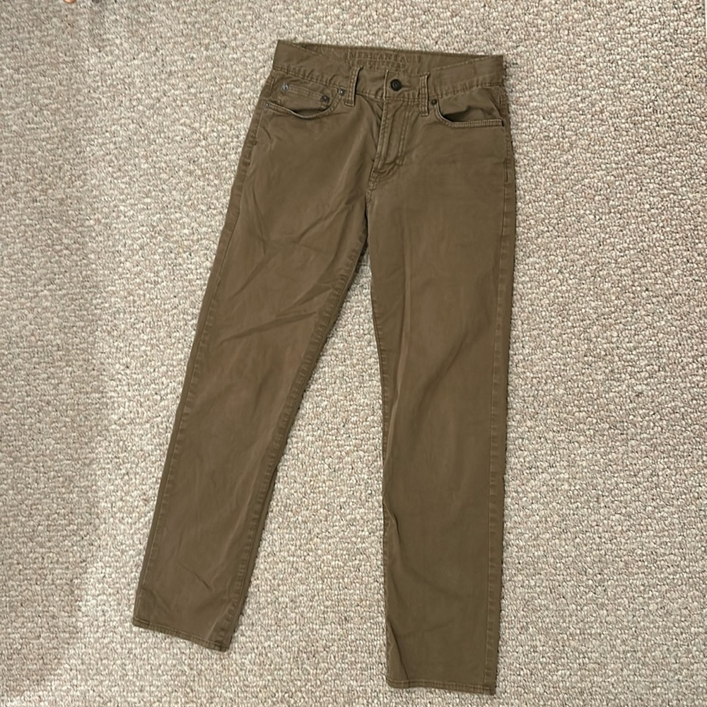 Men’s American Eagle dark khaki pants, 28x32